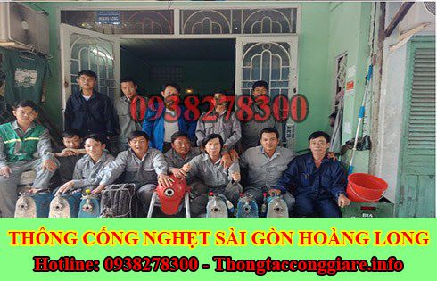 Thông cống nghẹt giá rẻ 100K TPHCM(Sài Gòn) Hoàng Long