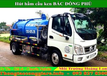 Hút hầm cầu KCN Bắc Đồng Phú