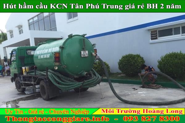 hút hầm cầu tại KCN Tân Phú