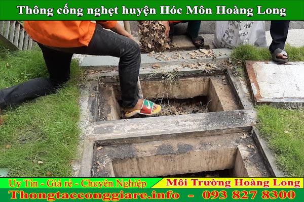 Thông cống nghẹt huyện Hóc Môn